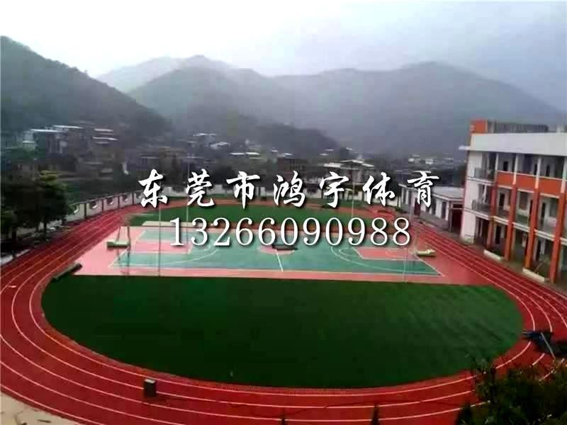 湖南保靖县第三中学塑胶跑道